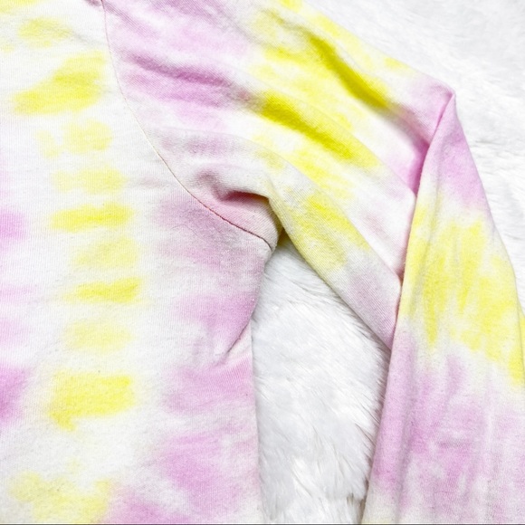 Pink Floyd Women’s Fitted Tie Dye Long Sleeve T-Shirt Scalloped Edges Sz M - Picture 8 of 8